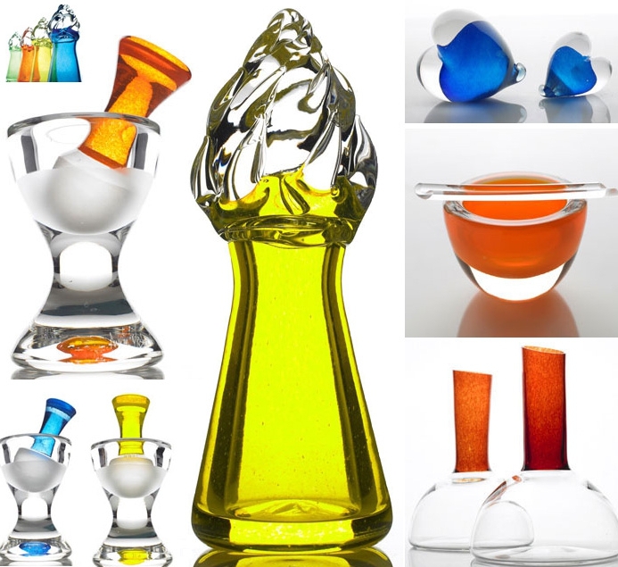 Annie Michaud's blown glass kitchenware brings style to cooking At